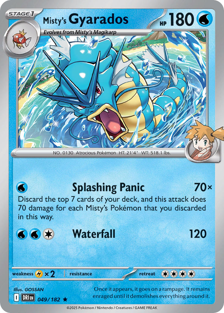 Misty’s Gyarados · Destined Rivals (DRI) #049