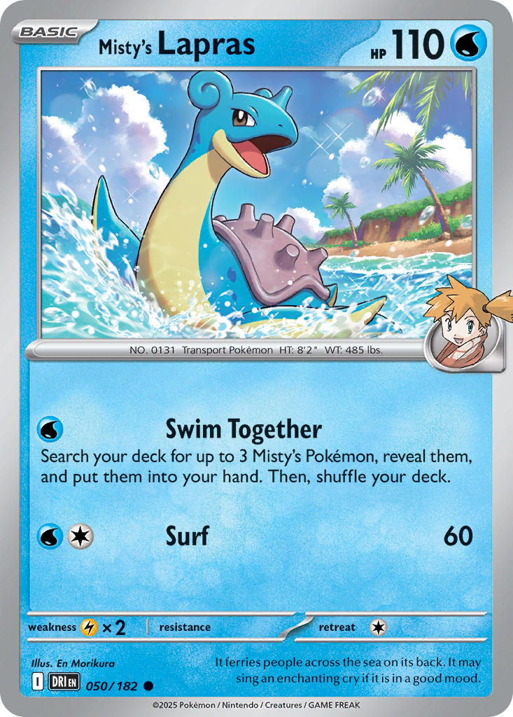 Misty’s Lapras · Destined Rivals (DRI) #050