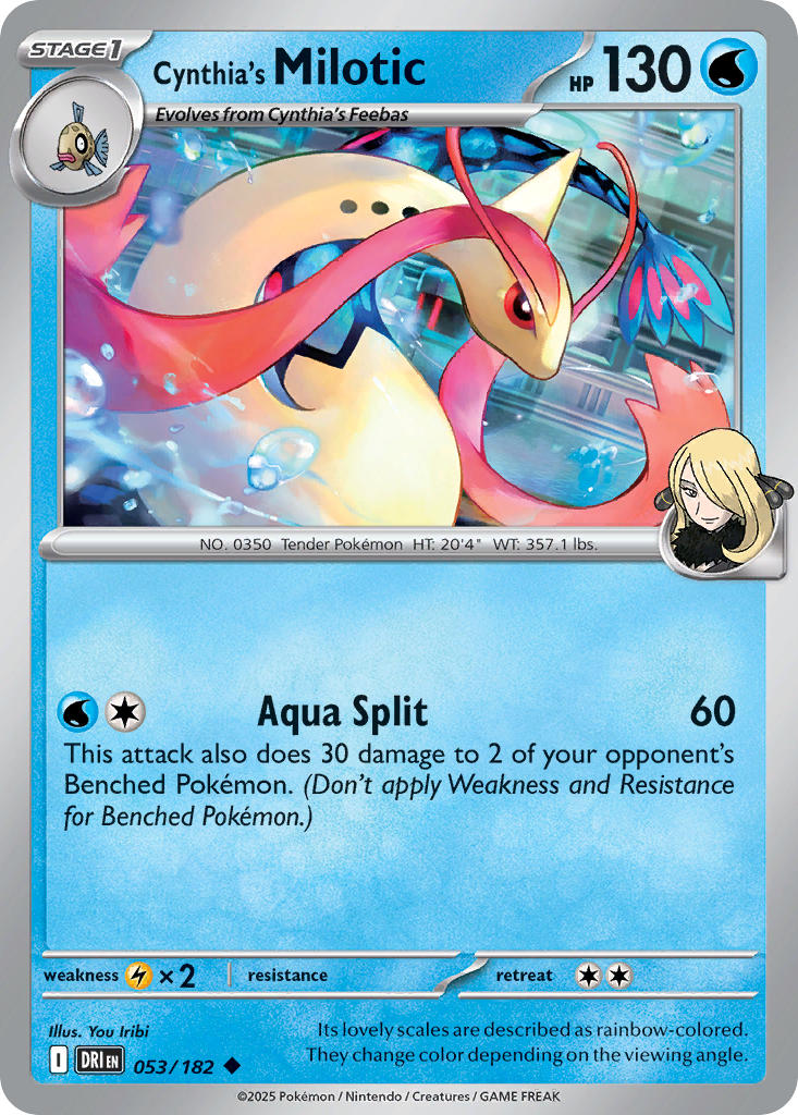 Cynthia’s Milotic · Destined Rivals (DRI) #053
