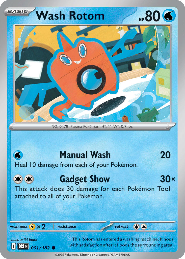 Wash Rotom · Destined Rivals (DRI) #061