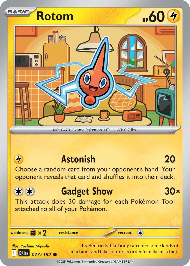 Rotom · Destined Rivals (DRI) #077