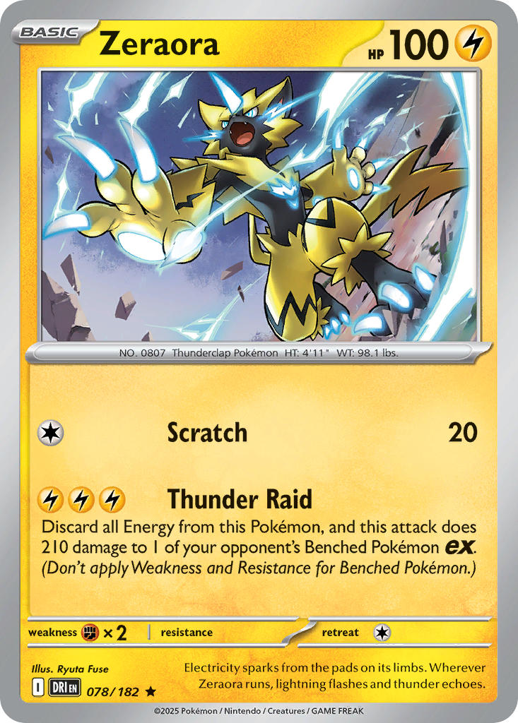 Zeraora · Destined Rivals (DRI) #078