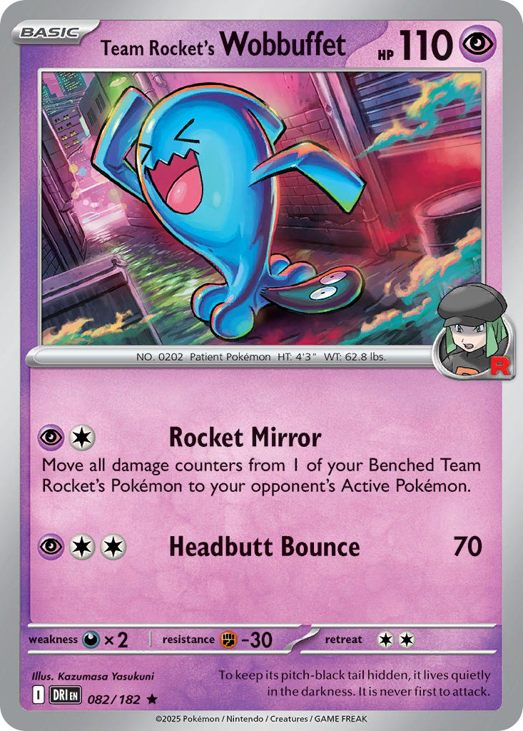 Team Rocket’s Wobbuffet · Destined Rivals (DRI) #082