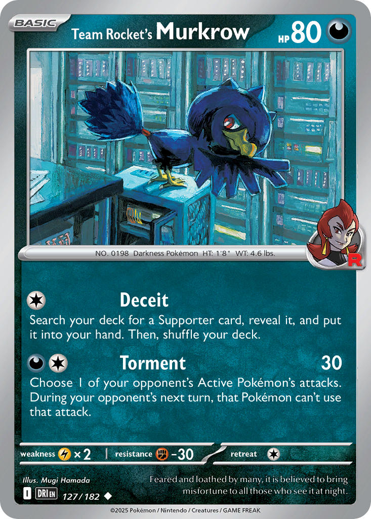 Team Rocket’s Murkrow · Destined Rivals (DRI) #127
