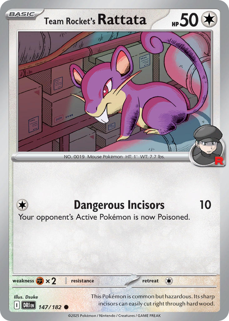 Team Rocket’s Rattata · Destined Rivals (DRI) #147
