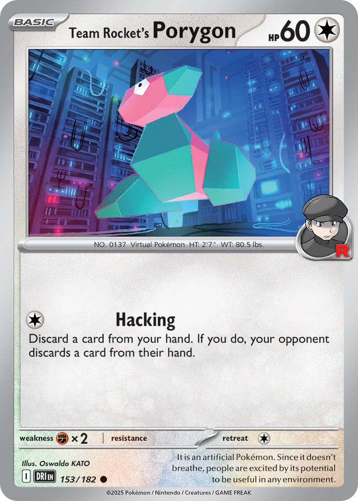 Team Rocket’s Porygon · Destined Rivals (DRI) #153
