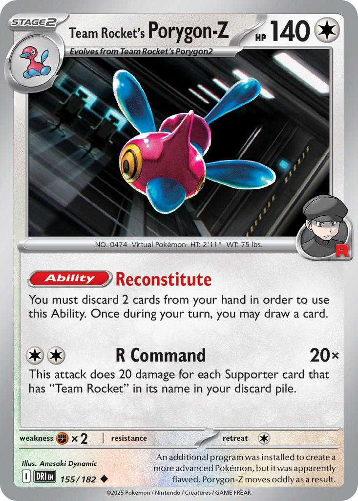 Team Rocket’s Porygon-Z · Destined Rivals (DRI) #155
