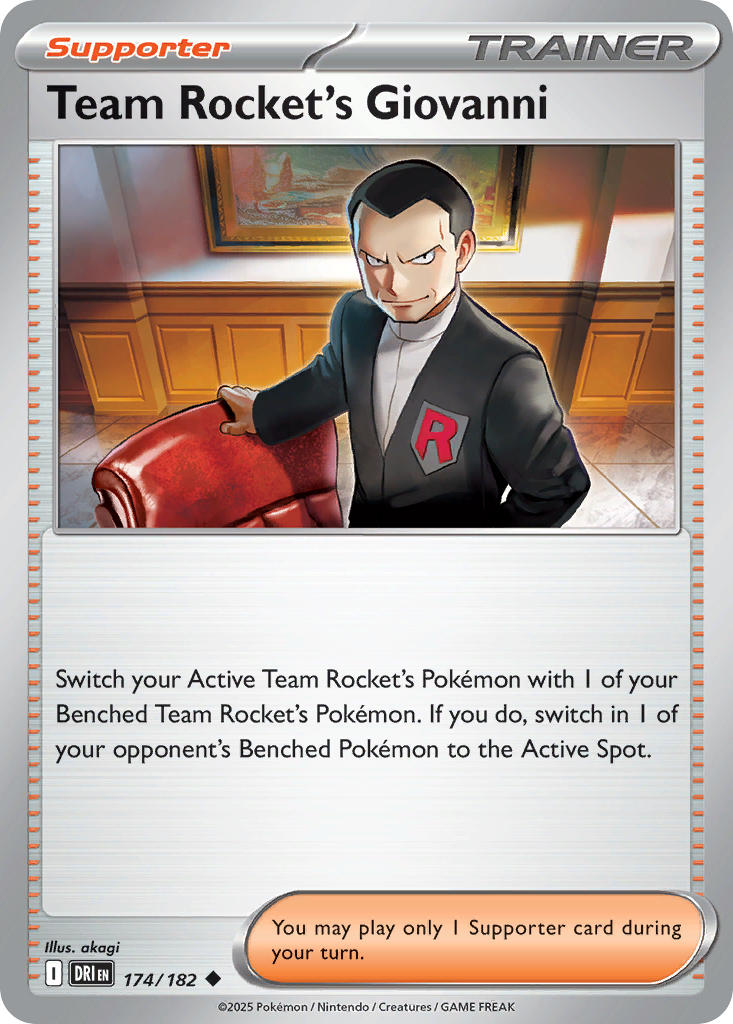 Team Rocket’s Giovanni · Destined Rivals (DRI) #174