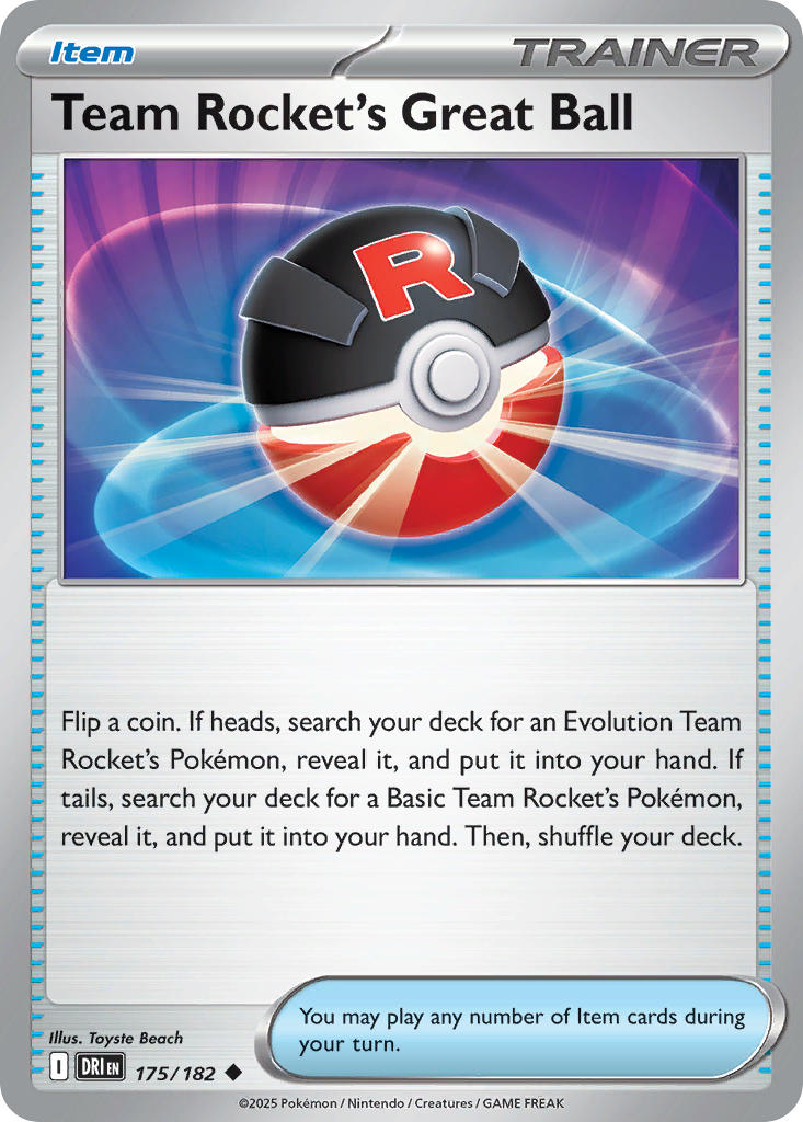 Team Rocket’s Great Ball · Destined Rivals (DRI) #175