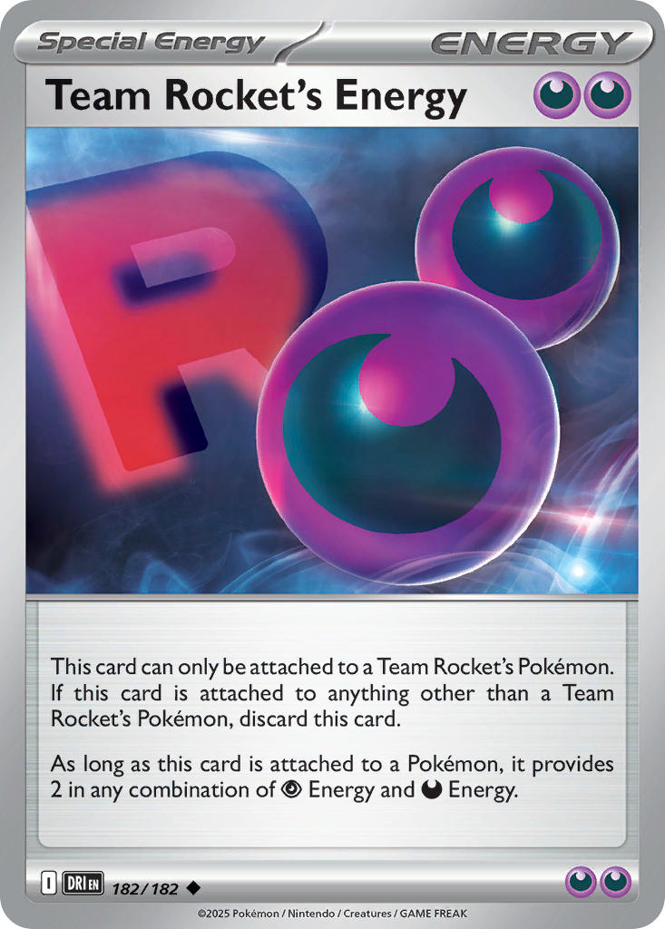 Team Rocket’s Energy · Destined Rivals (DRI) #182