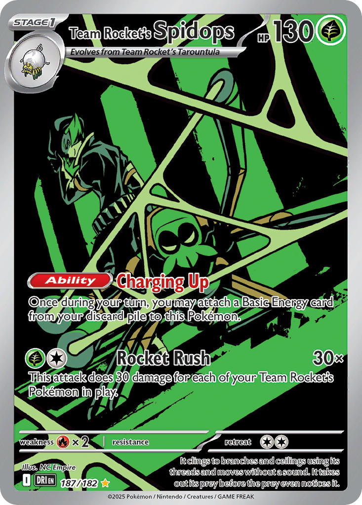 Team Rocket’s Spidops · Destined Rivals (DRI) #187