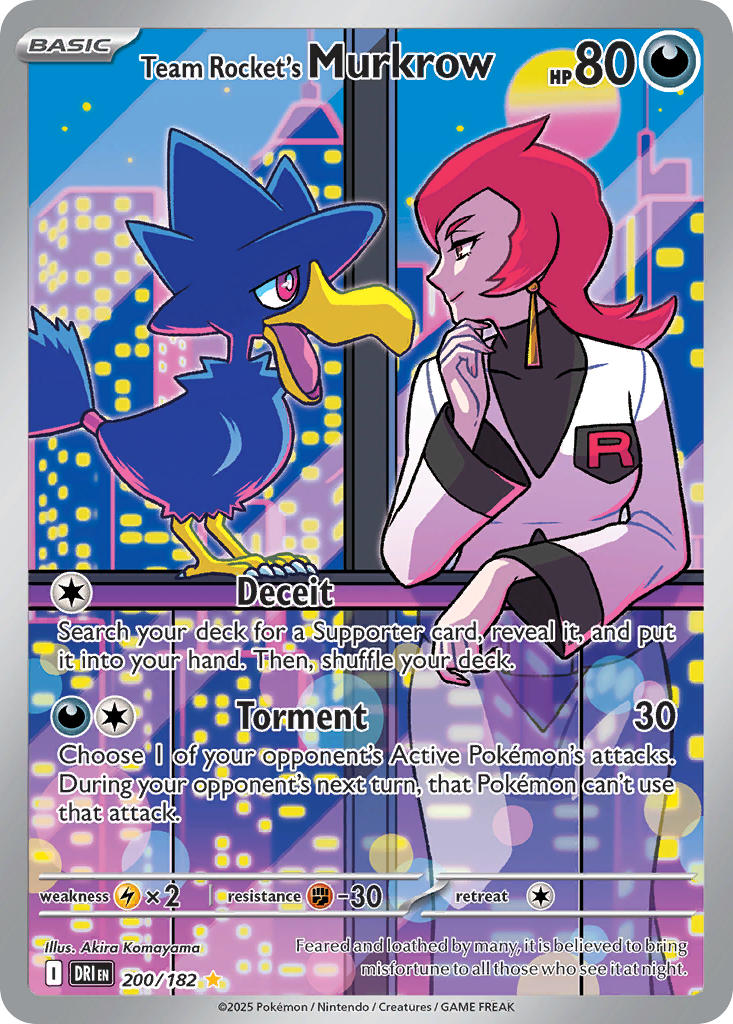 Team Rocket’s Murkrow · Destined Rivals (DRI) #200