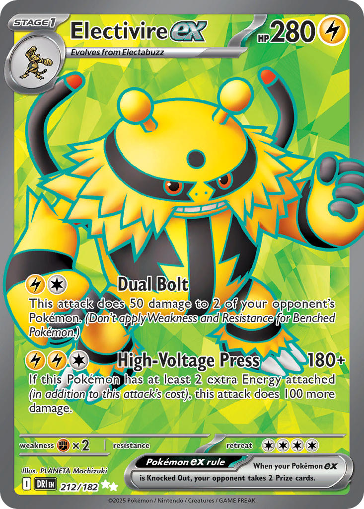 Electivire ex · Destined Rivals (DRI) #212