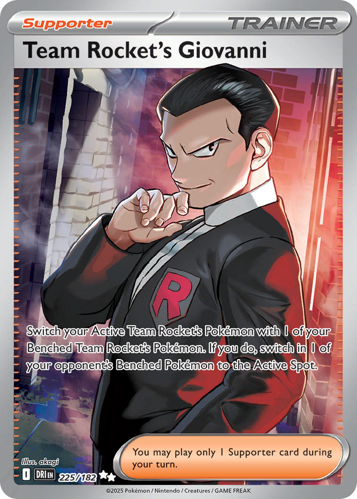 Team Rocket’s Giovanni · Destined Rivals (DRI) #225