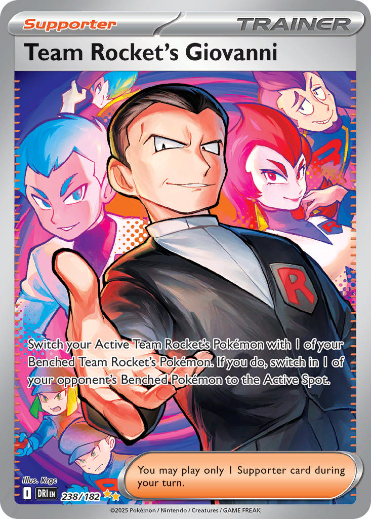 Team Rocket’s Giovanni · Destined Rivals (DRI) #238