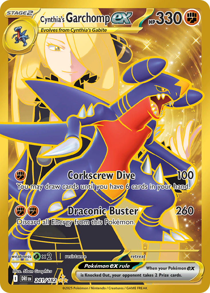 Cynthia’s Garchomp ex · Destined Rivals (DRI) #241